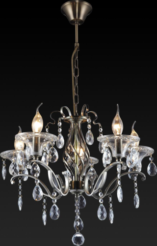 Подвесная люстра Toplight Zoe TL7220D-05AB изображение в интернет-магазине Cramer Light фото 3