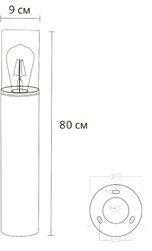 Ландшафтный светильник Arte Lamp Wazn A6218PA-1BK дополнительное фото фото 2