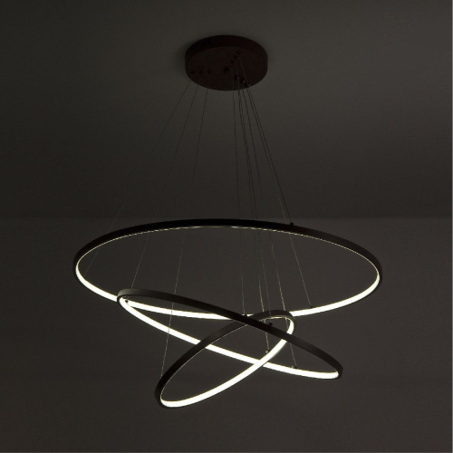 Подвесная люстра LED4U L5053-80-60-40 BR изображение в интернет-магазине Cramer Light фото 4