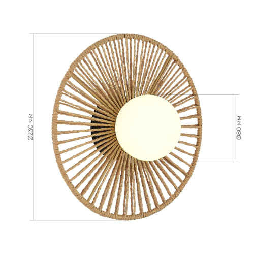 Настенный светильник Evoluce Loom SLE6022-601-01 изображение в интернет-магазине Cramer Light фото 5