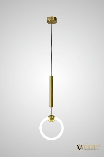 Подвесной светильник AM Group AM453 D200 GOLD изображение в интернет-магазине Cramer Light