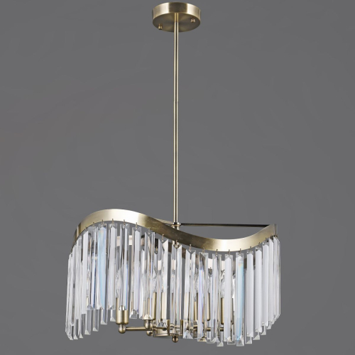 Люстра на штанге Illumico IL3475-6PSQ-25AB ELITE изображение в интернет-магазине Cramer Light