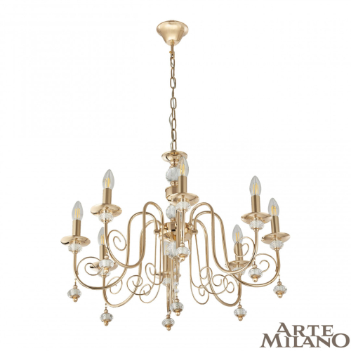 Подвесная люстра Arte Milano 346109/8 FGD изображение в интернет-магазине Cramer Light