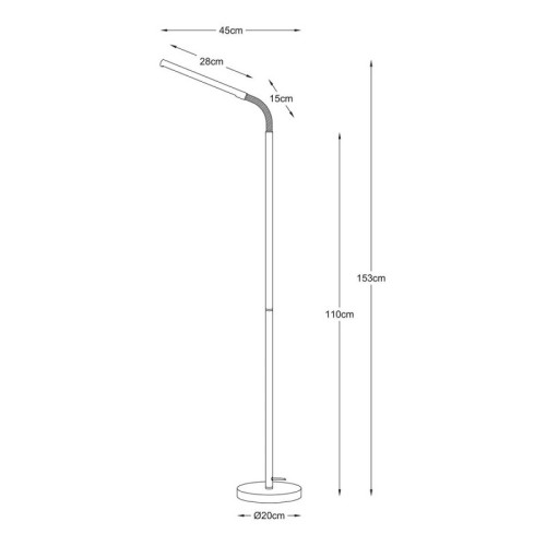 Торшер Lucide Gilly 36712/05/30 изображение в интернет-магазине Cramer Light фото 2