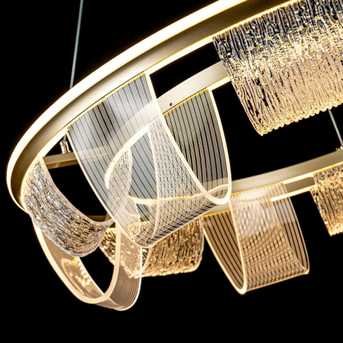 Подвесная люстра LED4U L7706-800 GD изображение в интернет-магазине Cramer Light фото 5