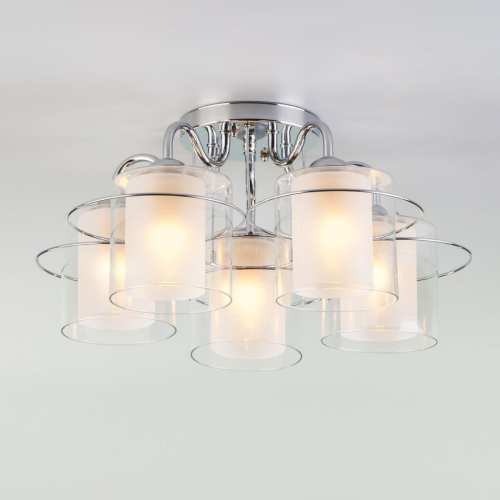 Потолочная люстра Eurosvet Darcy 30160/5 хром изображение в интернет-магазине Cramer Light фото 4