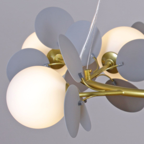 Подвесна люстра ILLUMICO IL0351-12PPA-26 GD BOND изображение в интернет-магазине Cramer Light фото 2