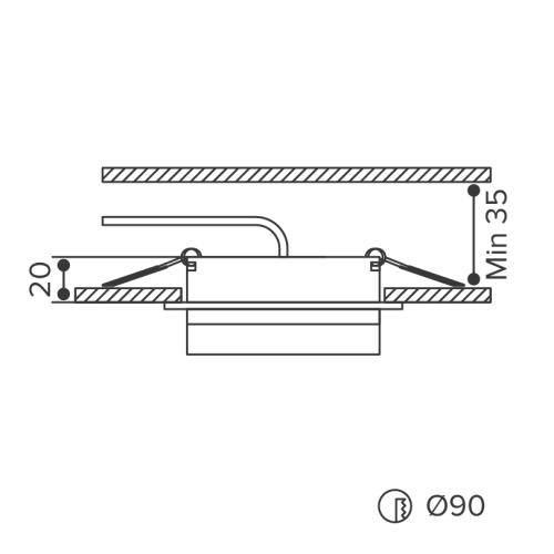 Встраиваемый светильник Wolta Luce WDL-GX53/06BL-S изображение в интернет-магазине Cramer Light фото 4