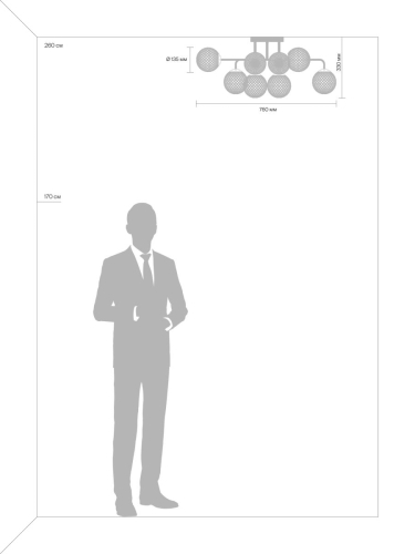 Потолочная люстра Freya Navel FR8016PL-08BBS изображение в интернет-магазине Cramer Light фото 6