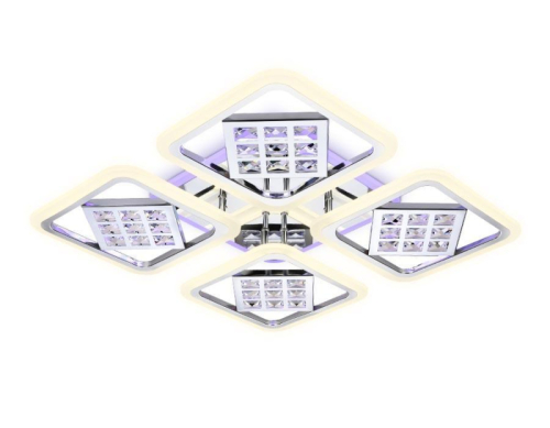 Потолочная светодиодная люстра Ambrella Light Acrylica Ice FA288 изображение в интернет-магазине Cramer Light