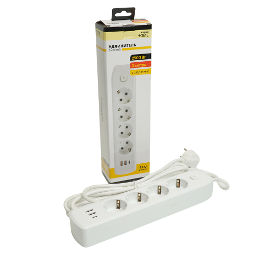 Удлинитель Stekker Home plus HM08-43-02 49978 дополнительное фото фото 9