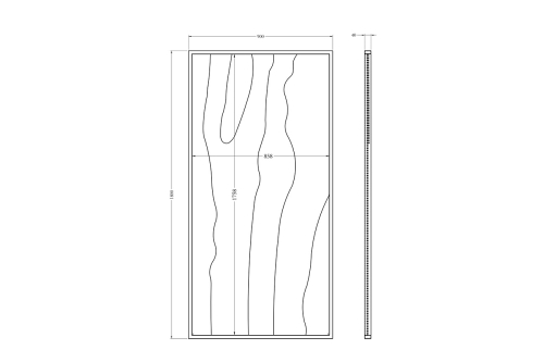 Зеркало Garda Decor KFG207 изображение в интернет-магазине Cramer Light фото 3