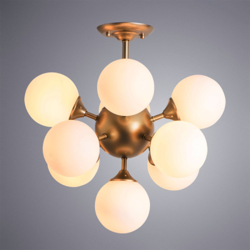 Люстра на штанге ARTE Lamp A2704PL-9SG изображение в интернет-магазине Cramer Light фото 2