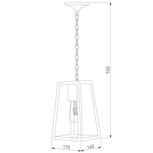 Уличный подвесной светильник Elektrostandard Germes 4690389183652 дополнительное фото фото 5