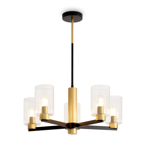 Люстра на штанге Freya Ombre FR2051CL-05BBS изображение в интернет-магазине Cramer Light