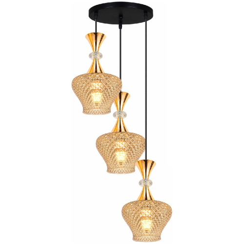 Подвесной светильник Reluce 09004-0.9-03 AMBER изображение в интернет-магазине Cramer Light