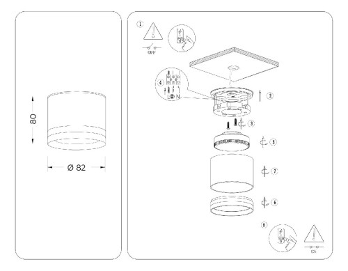 Накладной светильник Ambrella Light IP Protect TN6572 изображение в интернет-магазине Cramer Light фото 6