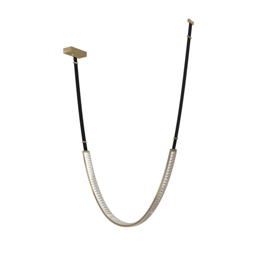 Подвесной светильник Delight Collection MD24083001-1F black/gold изображение в интернет-магазине Cramer Light
