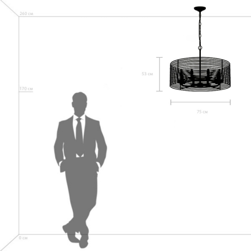 Подвесная люстра Lightstar Zeta 728083 изображение в интернет-магазине Cramer Light фото 5