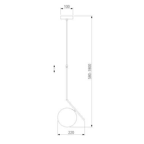 Подвесной светильник Eurosvet Shape 50213/1 хром изображение в интернет-магазине Cramer Light фото 4