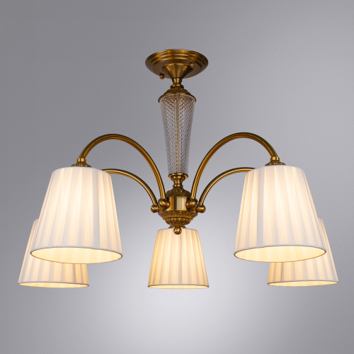 Потолочная люстра Arte Lamp Gracie A7301PL-5PB изображение в интернет-магазине Cramer Light фото 2
