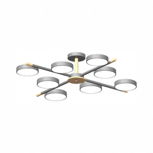 Люстра на штанге LED4U L3209-860 GR изображение в интернет-магазине Cramer Light