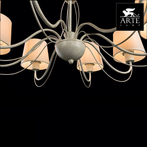 Подвесная люстра Arte Lamp Orlean A9310LM-8WG изображение в интернет-магазине Cramer Light фото 4