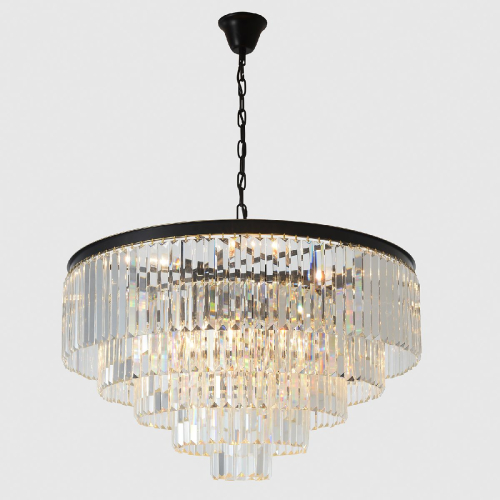 Подвесная люстра Crystal Lux MAXIME SP13 BLACK изображение в интернет-магазине Cramer Light фото 3