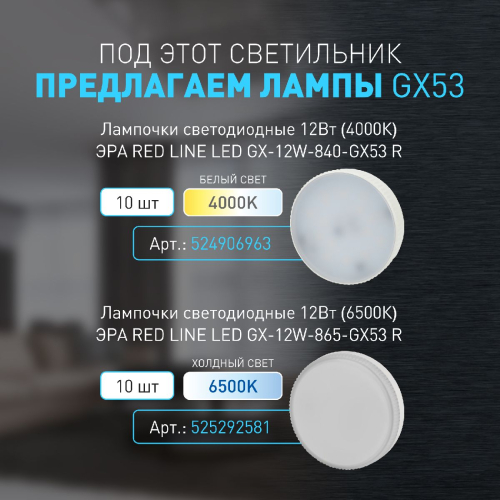 Накладной светильник Эра OL51 WH Б0059804 изображение в интернет-магазине Cramer Light фото 11