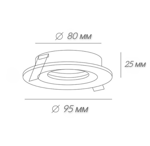Встраиваемый светильник Mizi`en MZ202401-1 изображение в интернет-магазине Cramer Light фото 3