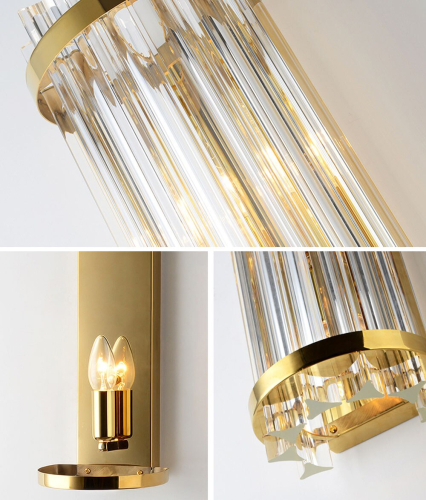 Настенный светильник Delight Collection Wall lamp 88014W brass изображение в интернет-магазине Cramer Light фото 4
