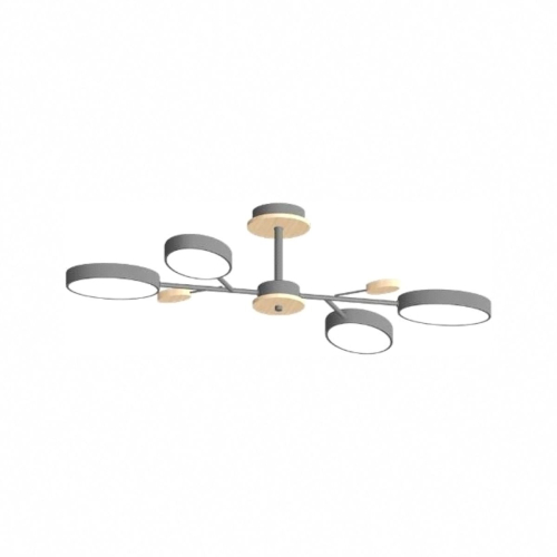 Люстра на штанге LED4U L3219-830 GR изображение в интернет-магазине Cramer Light