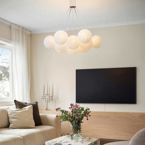 Подвесная люстра Freya Fiesta FR5531CL-13BS изображение в интернет-магазине Cramer Light фото 2