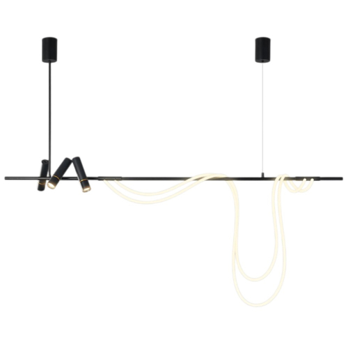 Подвесной светильник Delight Collection 7242P/L1200 black/white изображение в интернет-магазине Cramer Light