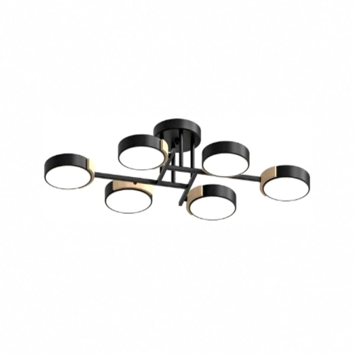 Потолочная люстра LED4U L3211-830 BK изображение в интернет-магазине Cramer Light