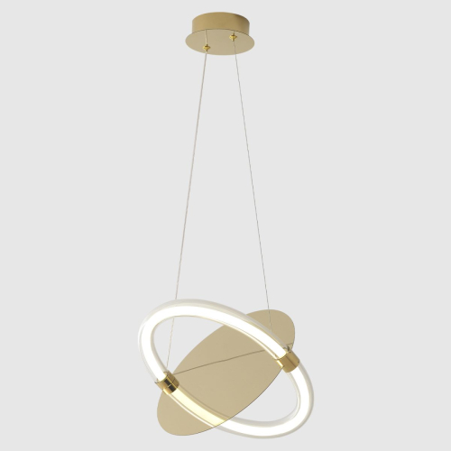 Подвесной светильник Crystal Lux NEBULA SP22W LED GOLD изображение в интернет-магазине Cramer Light