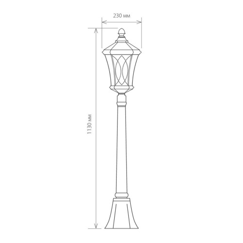 Уличный светильник Elektrostandard Virgo F капучино 4690389064852 дополнительное фото фото 3