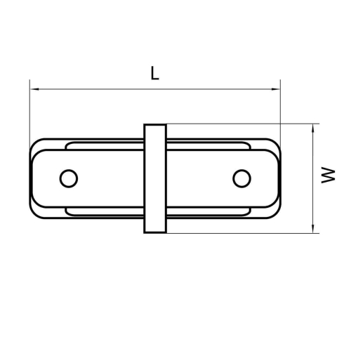 Коннектор прямой Lightstar Barra 502109 изображение в интернет-магазине Cramer Light фото 2