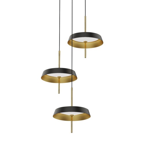 Подвесной светильник DeLight Collection MD18001061-3B black/gold изображение в интернет-магазине Cramer Light