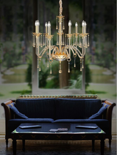 Подвесная люстра Delight Collection MD10027060-6A gold изображение в интернет-магазине Cramer Light фото 3