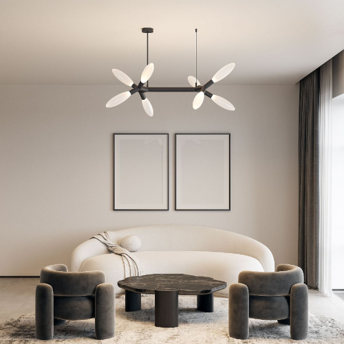 Потолочная люстра Eurosvet Covalent 30180 черный a069156 изображение в интернет-магазине Cramer Light фото 2