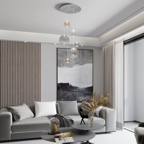 Подвесной светильник Eurosvet Wonder 50230 LED хром a062052 изображение в интернет-магазине Cramer Light фото 2