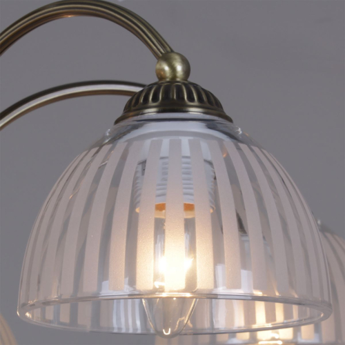 Потолочная люстра ILLUMICO IL0564-5CSQ-25AB ELITE изображение в интернет-магазине Cramer Light фото 2