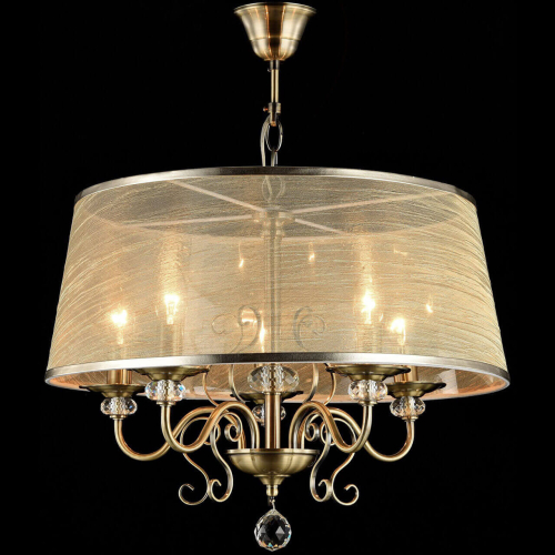 Подвесная люстра Freya Driana FR2405-PL-05C-BZ изображение в интернет-магазине Cramer Light фото 3