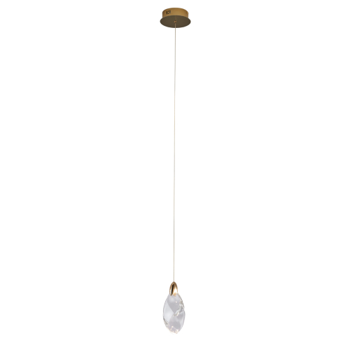 Подвесной светильник Delight Collection OD2439-1 gold/clear изображение в интернет-магазине Cramer Light фото 2