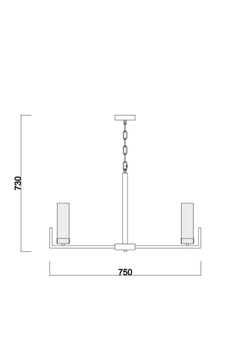 Подвесная люстра Freya Adeline FR5214PL-08CH изображение в интернет-магазине Cramer Light фото 2