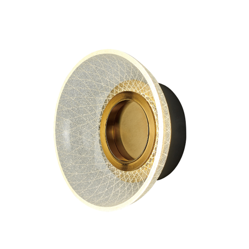 Настенный светильник Delight Collection OB2501 gold/black изображение в интернет-магазине Cramer Light