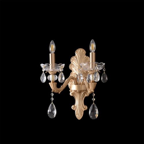 Бра Crystal Lux ELIZABETH AP2 BRASS дополнительное фото фото 4
