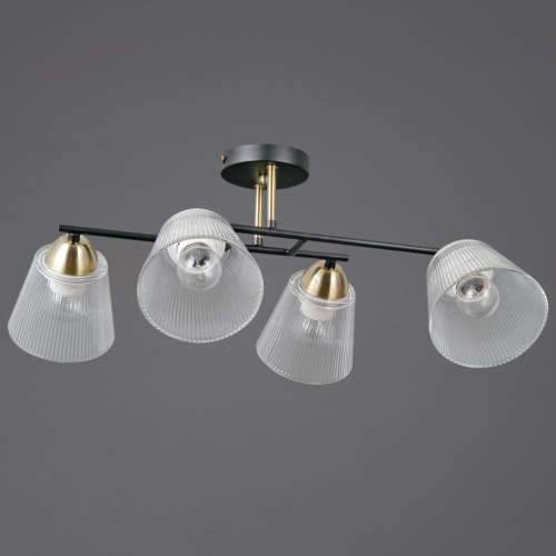 Потолочная люстра Illumico IL0845-4CSQ-25BKAB ELITE изображение в интернет-магазине Cramer Light