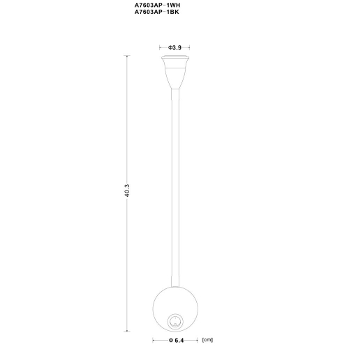 Бра Arte Lamp A7603AP-1BK дополнительное фото фото 4